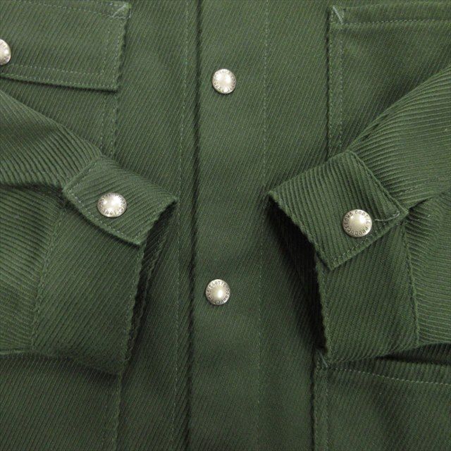 cootie Cotton Kersey Short Coverall グリーン 美品 20aw クーティー COOTIE コットンカルゼ ショート カバーオール