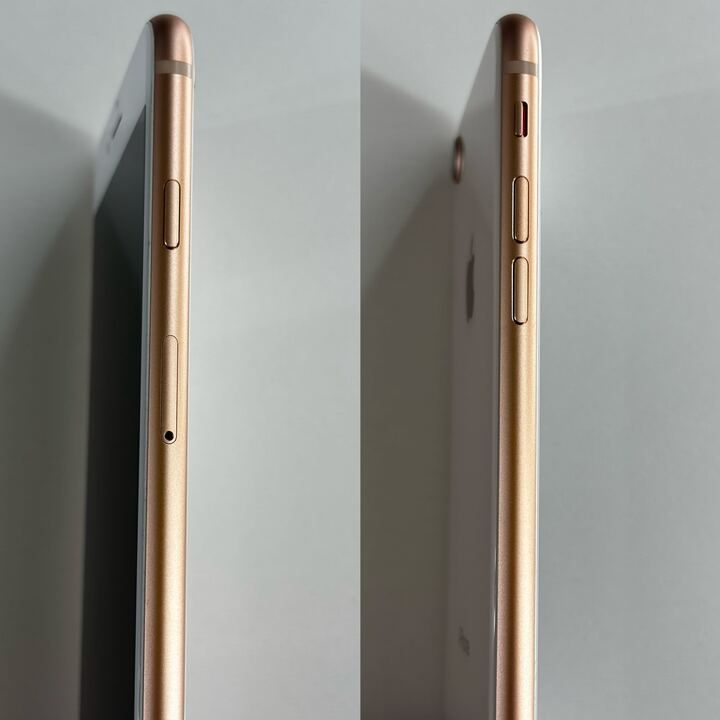 中古．美品】iPhone 8 ゴールド 64GB AU〇 【IMEI