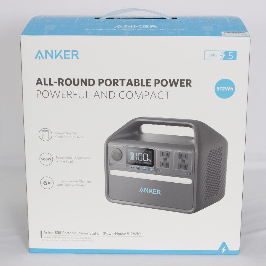 新品】Anker 535 PowerHouse A1751512 512Wh ポータブル電源 アンカー