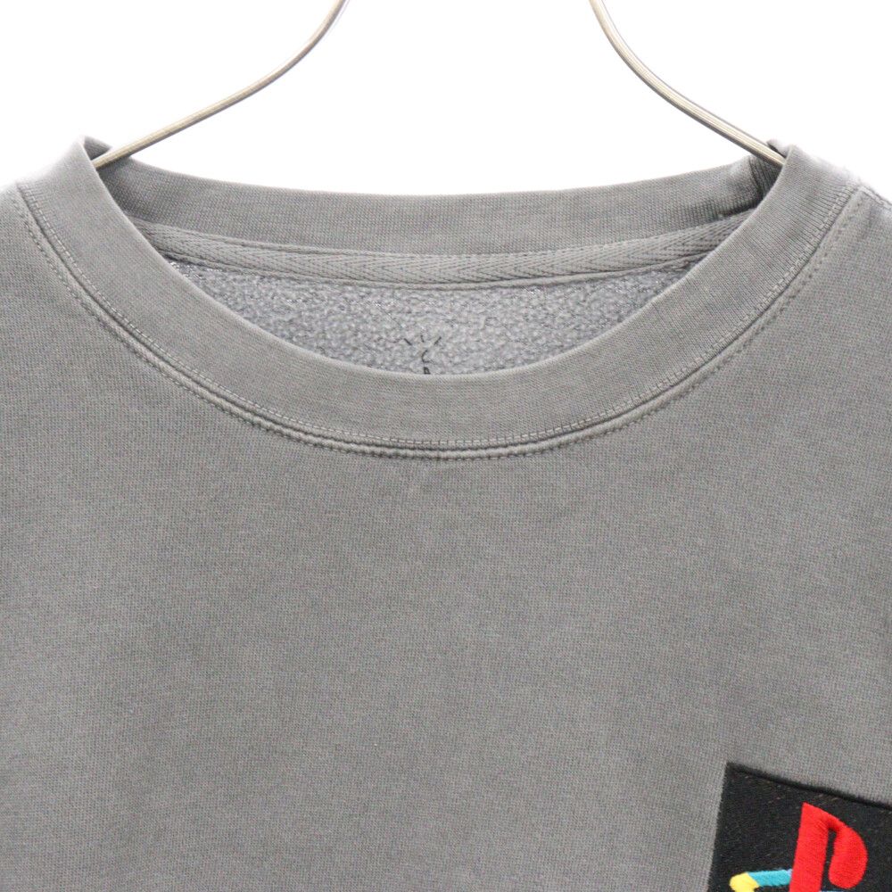 【最終値下】CAKTUS JACK×PlayStation トレーナー 高額売筋】 PlayStation グレー トレーナー Cactus Jack