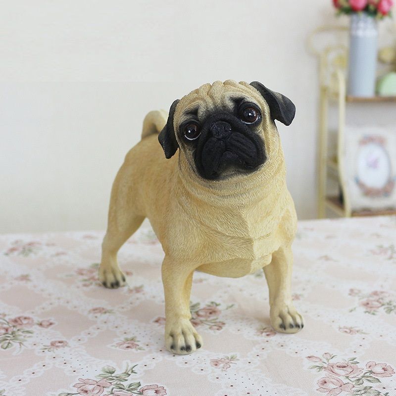新品未使用置物 オブジェ 犬 パグ S size オーナメント アート おしゃれ かわいい インテリア 雑貨 リビングルーム ダイニングルーム ギフト プレゼ