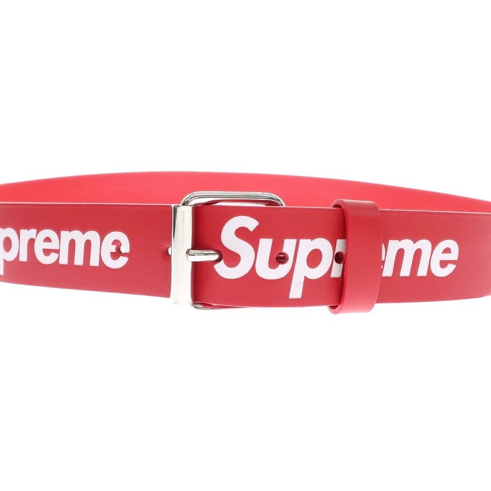 中古】シュプリーム Supreme Repeat Leather Belt レザー ベルト レッドxホワイト【サイズL】【メンズ】 - メルカリ