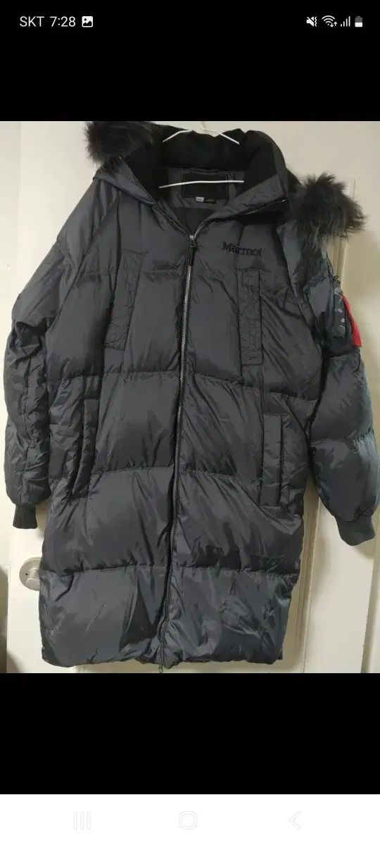 マーモット グース ダウンジャケット ロング丈 100サイズ