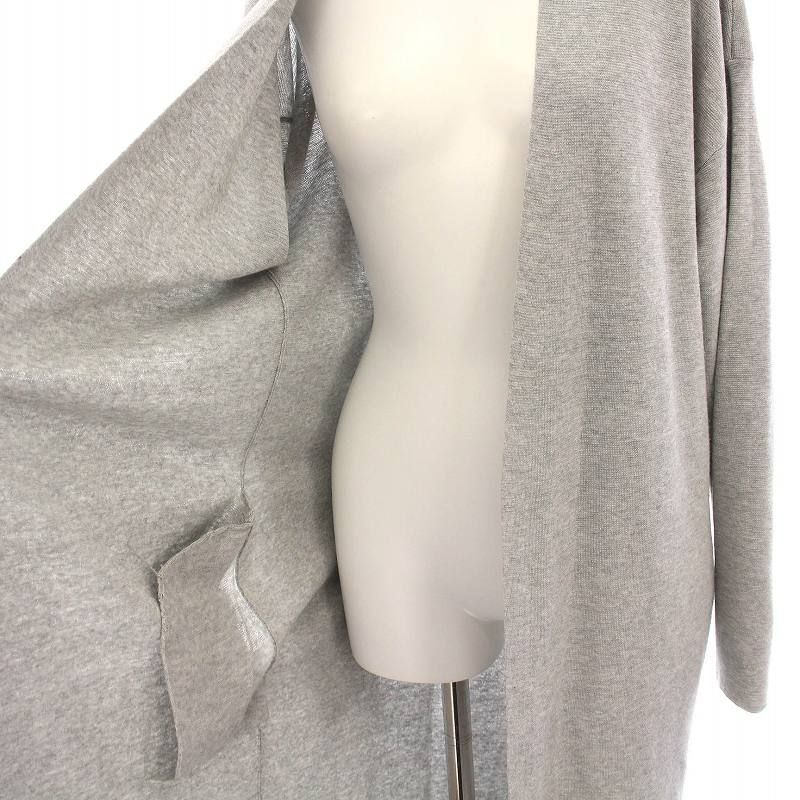 セオリーリュクス theory luxe OPUS HENRY ロング カーディガン ニット コーディガン 長袖 38 グレー 038103776020038 /YM レディース セオリーリュクス theory luxe OPUS HENRY ロング カーディガン