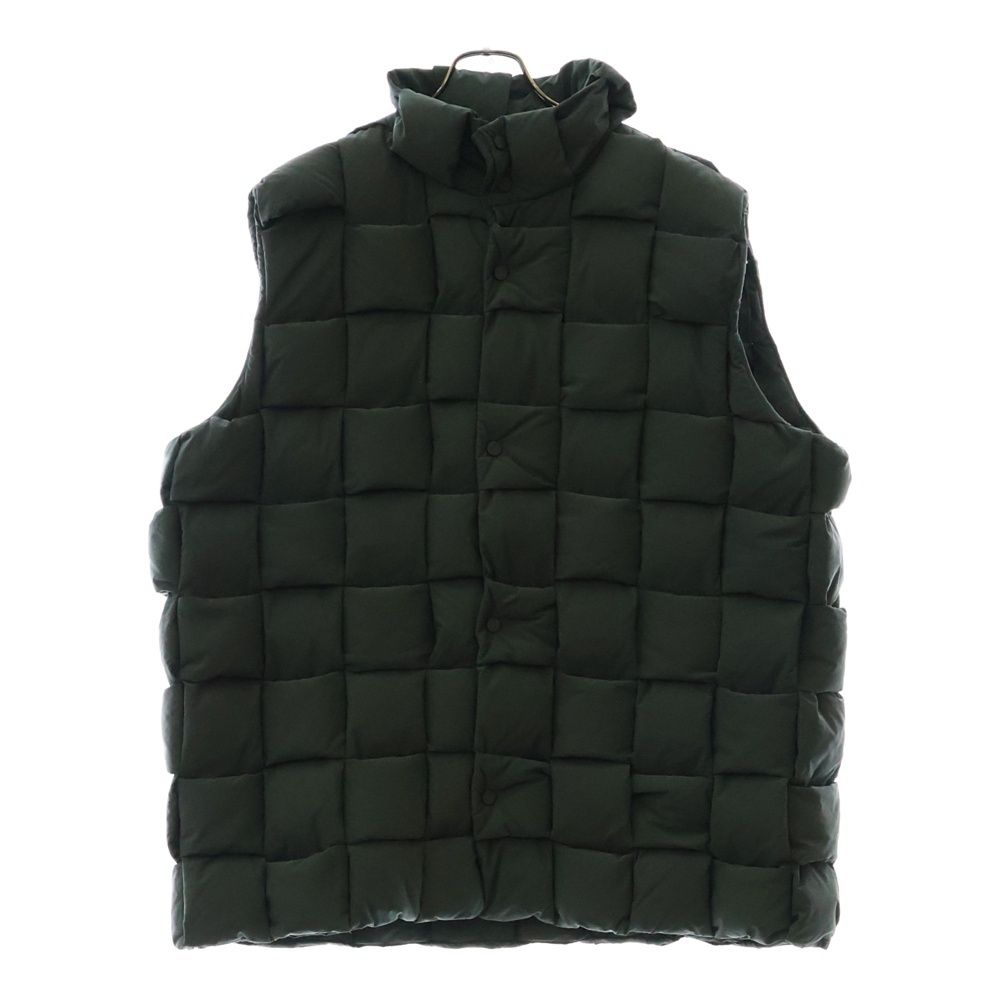 BOTTEGA VENETA ボッテガヴェネタ パデッドウーブンナイロン ダウンベスト カーキ 644982 VF4K0