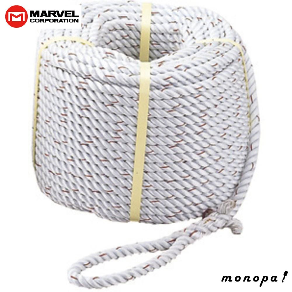 マーベル MARVEL ナイロンロープ三ッ打ち φ12ｘ50m R-1205N