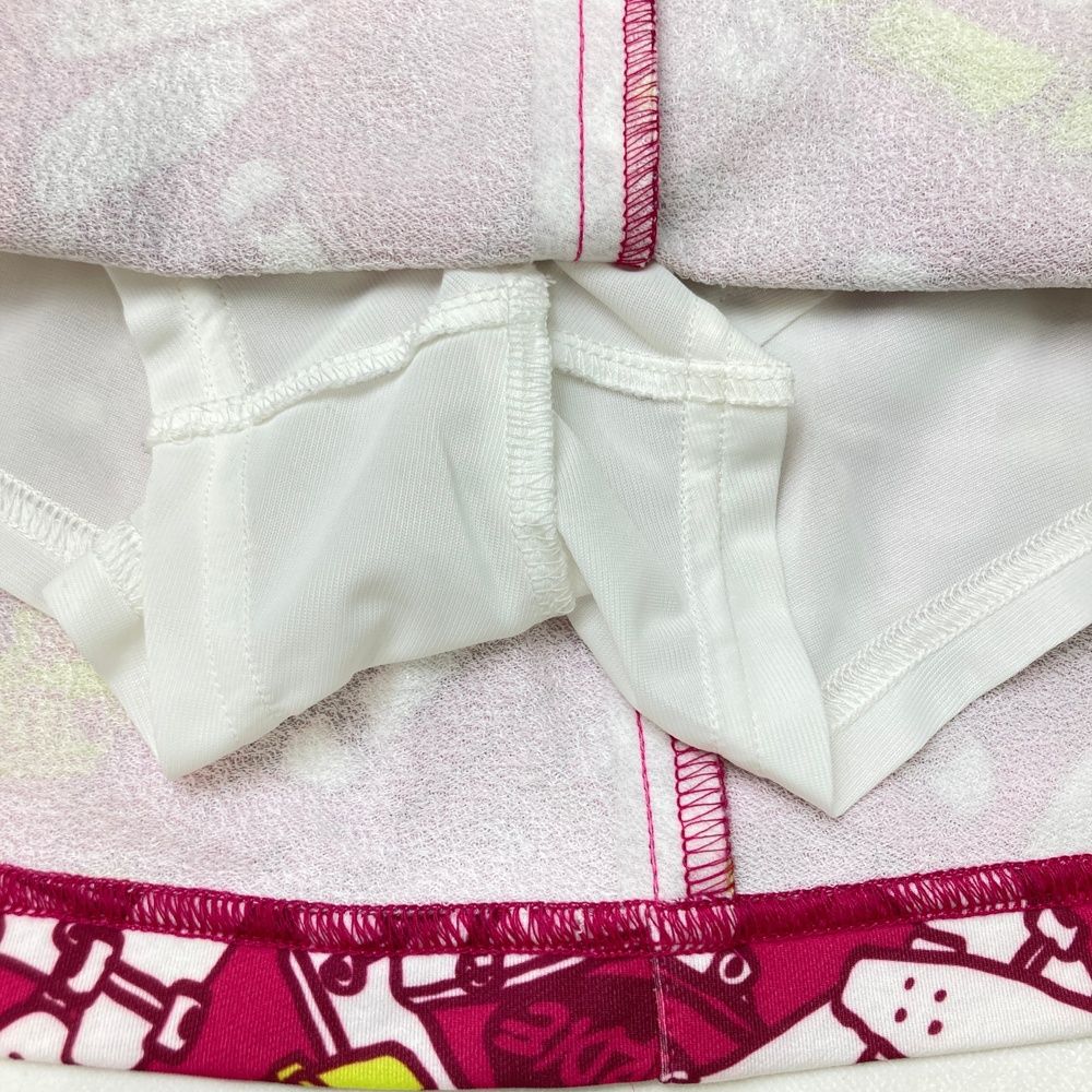 サイズ：0 JACK BUNNY ジャックバニー インナー付スカート スケボー柄