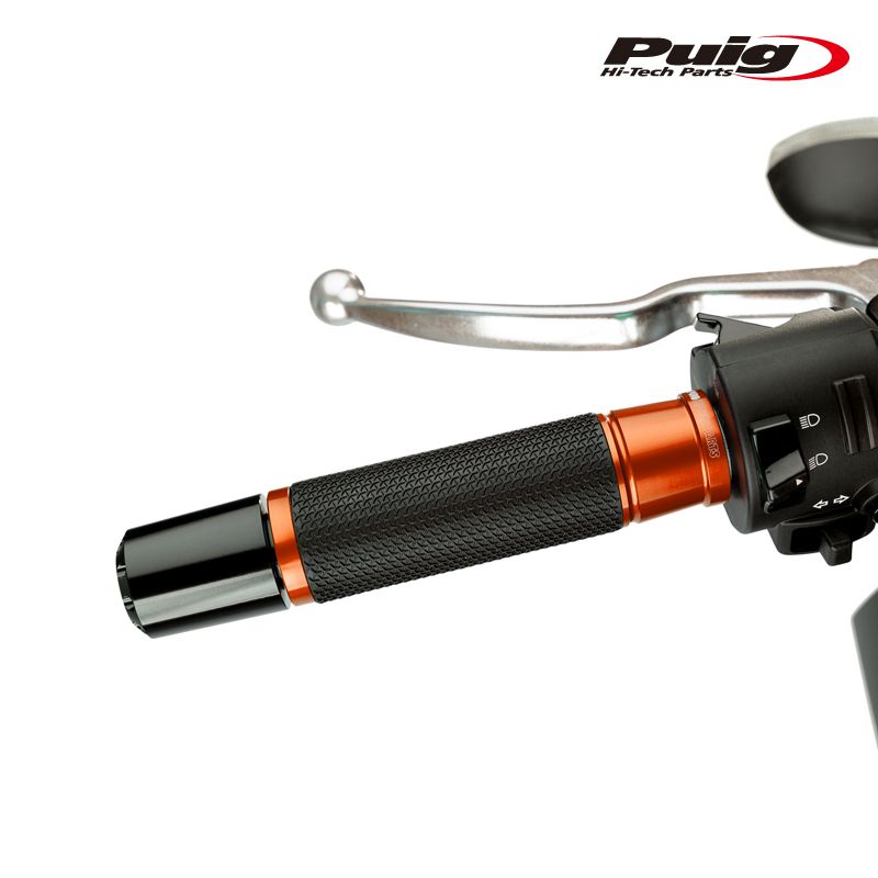 Puig 6326T HI-TECH ASCENT GRIPS ORANGE 119mm 汎用 プーチ アセント グリップ