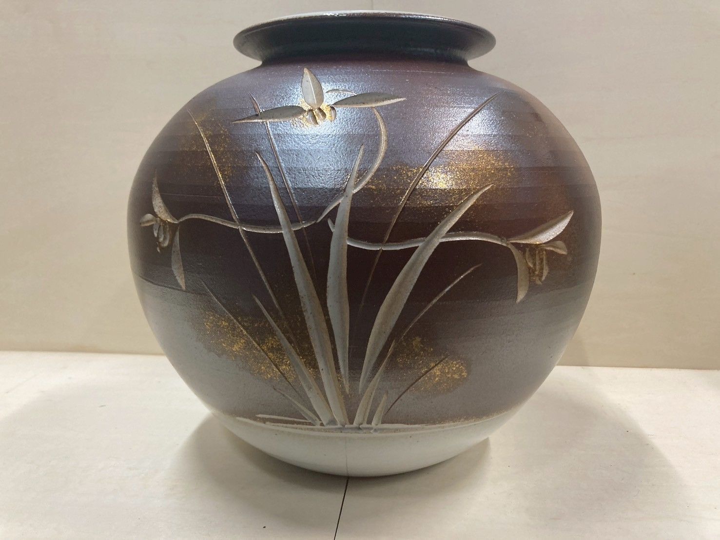 信楽焼 花瓶 【三彩作】 - メルカリ