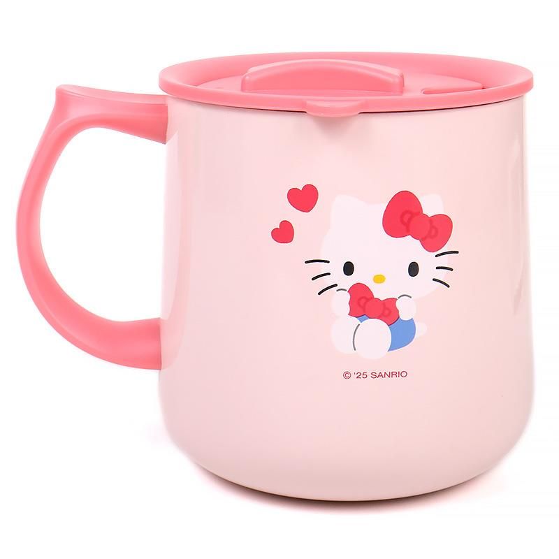 ハローキティ 蓋付きステンレスマグ 保温 保冷 360ml マグカップ