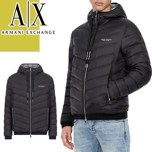 ARMANI EXCHANGE ダウンブルゾン 8nzb53-znw3zメンズ