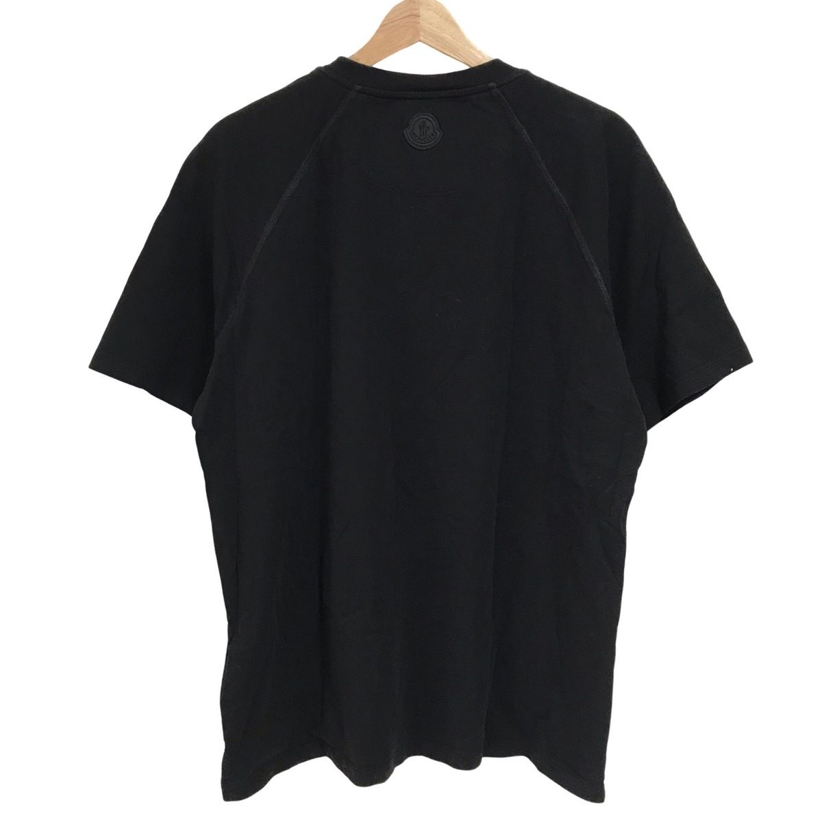 MONCLER(モンクレール) 半袖Tシャツ サイズL メンズ美品 MAGLIA 黒×白