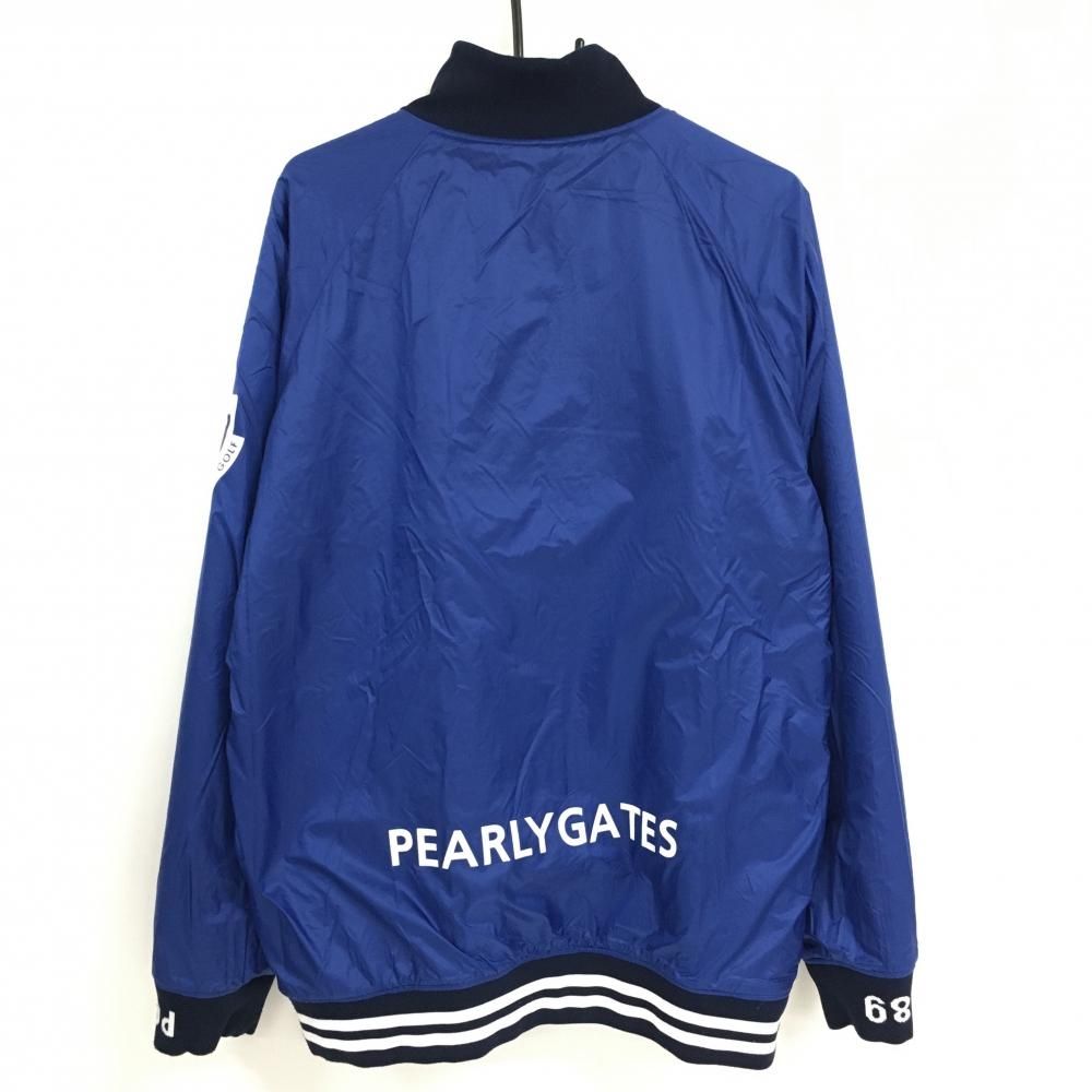 美品 パーリーゲイツ リブハイネック ウィンドブレーカージャケット ネイビー パーリーゲイツ ウインドブレーカー サイズ7 メンズ 美品】パーリー