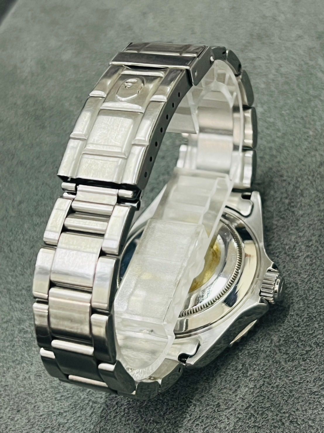 A BATHING APE BAPEX 自動巻 サルマリーナ マルチカモカラー A BATHING APE アベイシングエイプ BAPEX サルマリーナ 自動巻き
