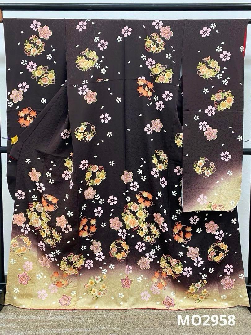 振袖 豪華 金彩 刺繍 紋意匠 身丈165cm - メルカリ