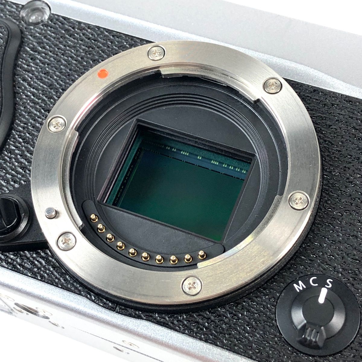 富士フイルム FUJIFILM X-E1 シルバー ボディ デジタル ミラーレス  