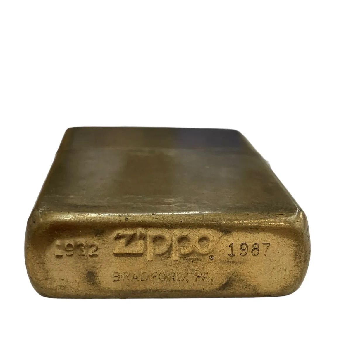 ZIPPO ジッポー 真鍮 1987年製 ☆動作品☆ - ☆もったいなーい