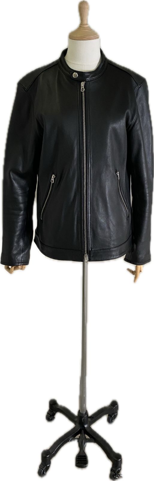 KATHARINE HAMNETT キャサリンハムネット レザージャケット M ブラウン