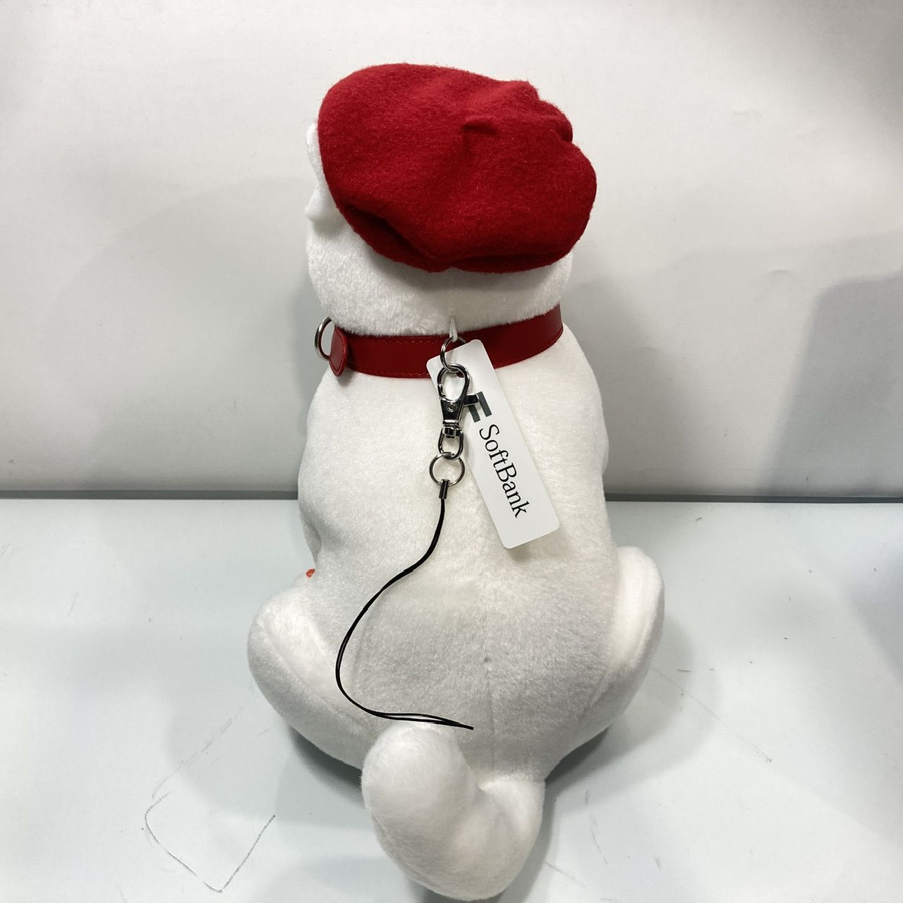 Softbank - ソフトバンク　しゃべる犬のお父さん　BIGストラップ2 　ベレー帽　未使用 SoftBank ソフトバンク しゃべるお父さん BIG ストラップ2 ぬいぐるみ