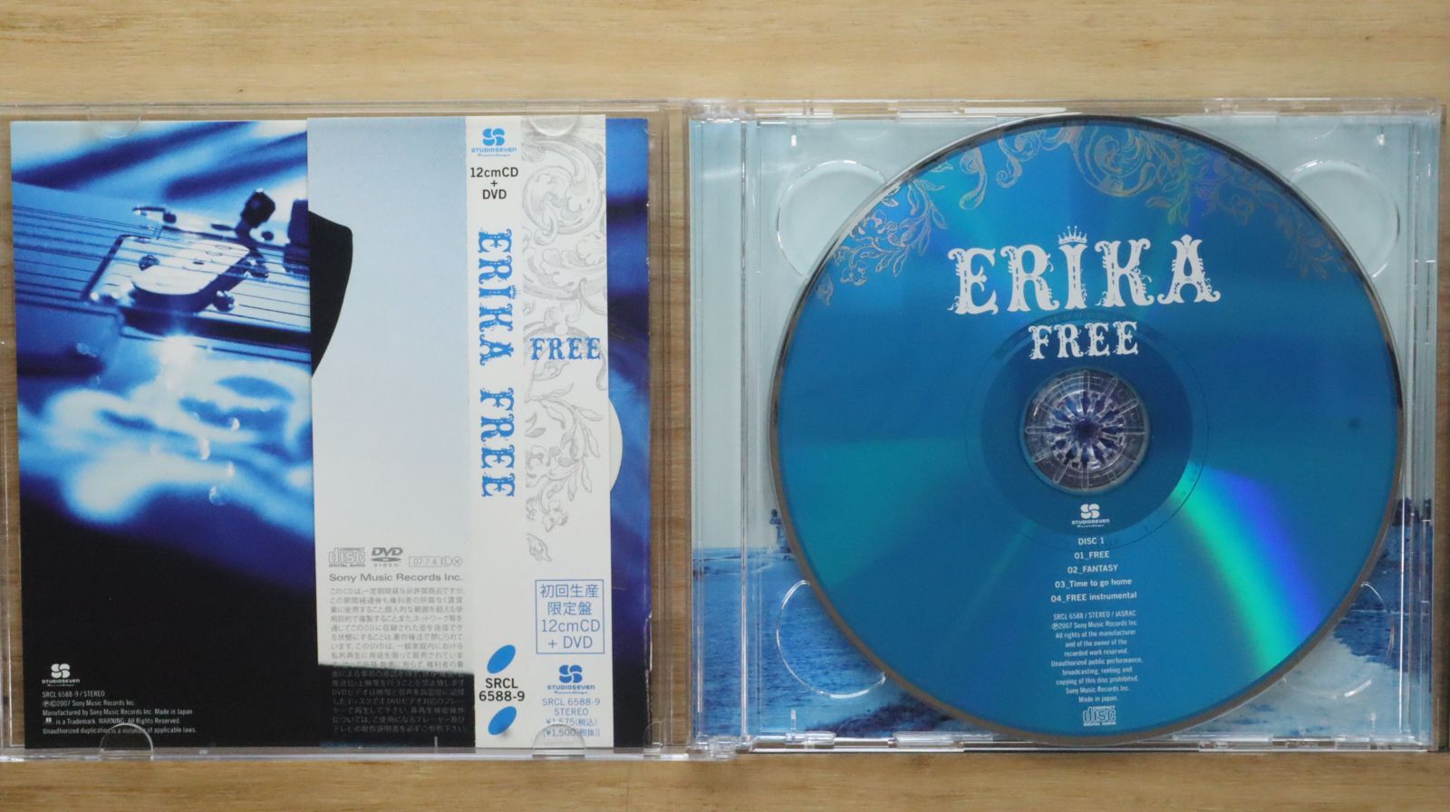 国内盤CD☆沢尻エリカ/ERIKA SAWAJIRI□ FREE(初回生産限定盤)(DVD付