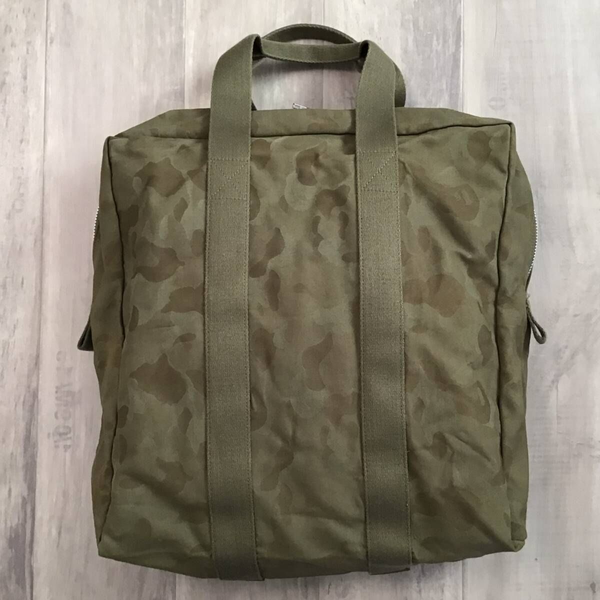 初期 BAPE ジャガードカモ ヘルメット バッグ a bathing ape ☆初期☆ BAPE ジャガードカモ ヘルメット バッグ a bathing ape bag