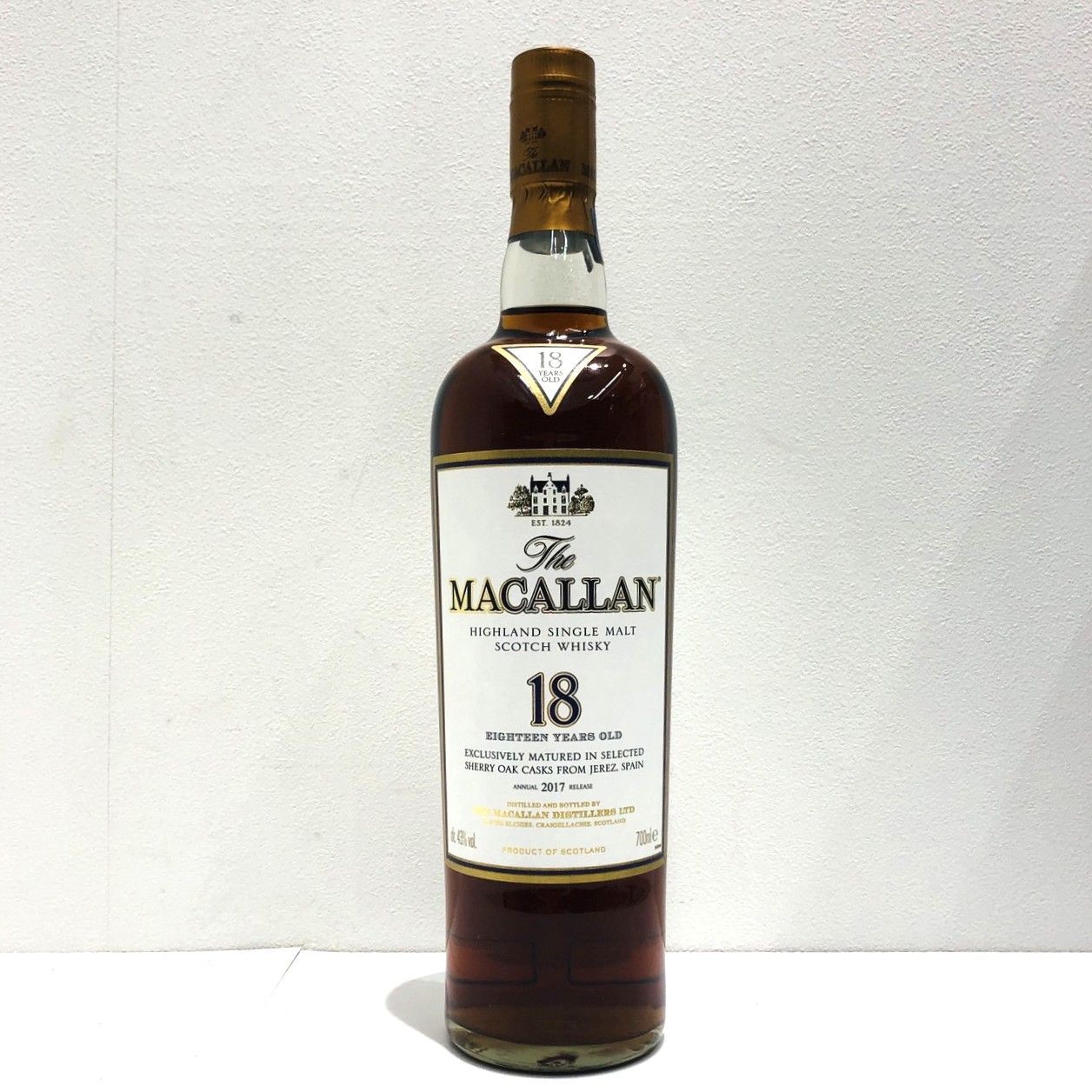 マッカラン18年　シェリーオークカスク　MACALLAN スコッチウイスキー Amazon.co.jp: ザ マッカラン 18年 シェリーオーク 43度 700ml
