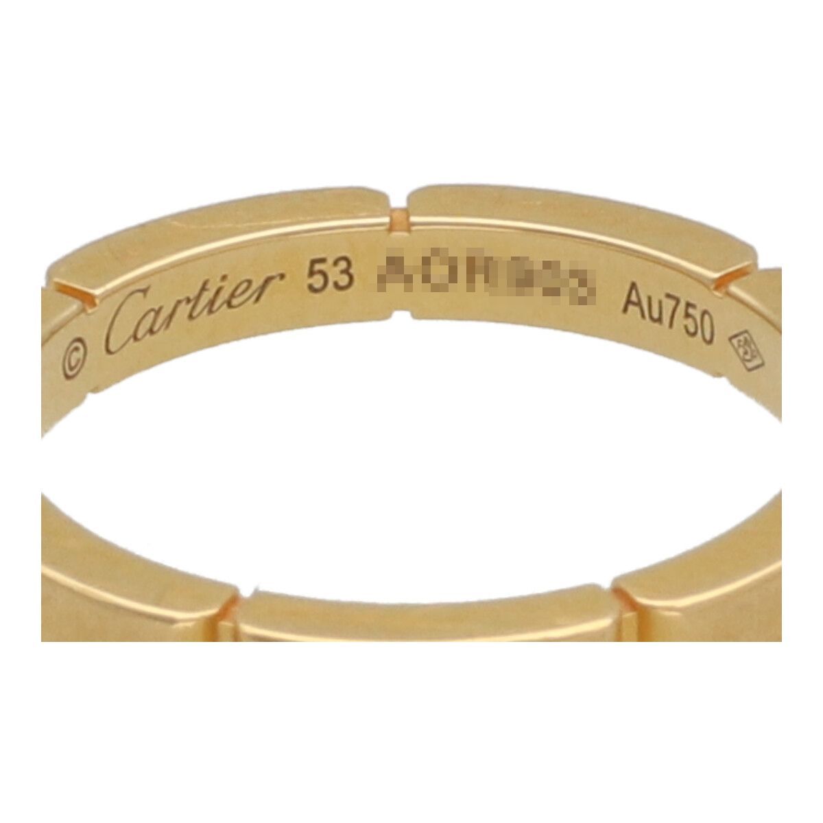 【中古】 Cartier カルティエ マイヨン パンテール ウェディング リング 53 B4079953 K18YG イエローゴールド 指輪  22020252 RS