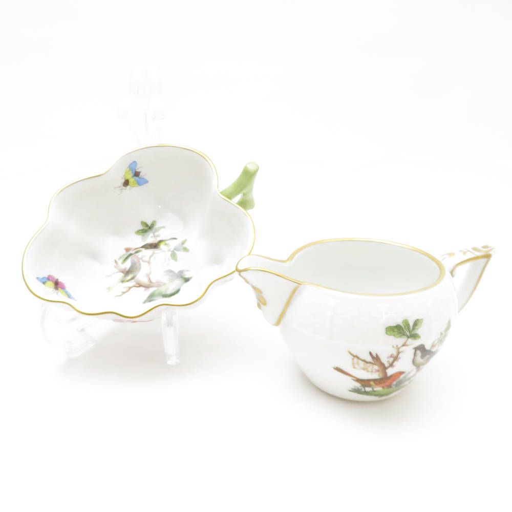 美品 Herend ヘレンド ロスチャイルドバード クリーマー