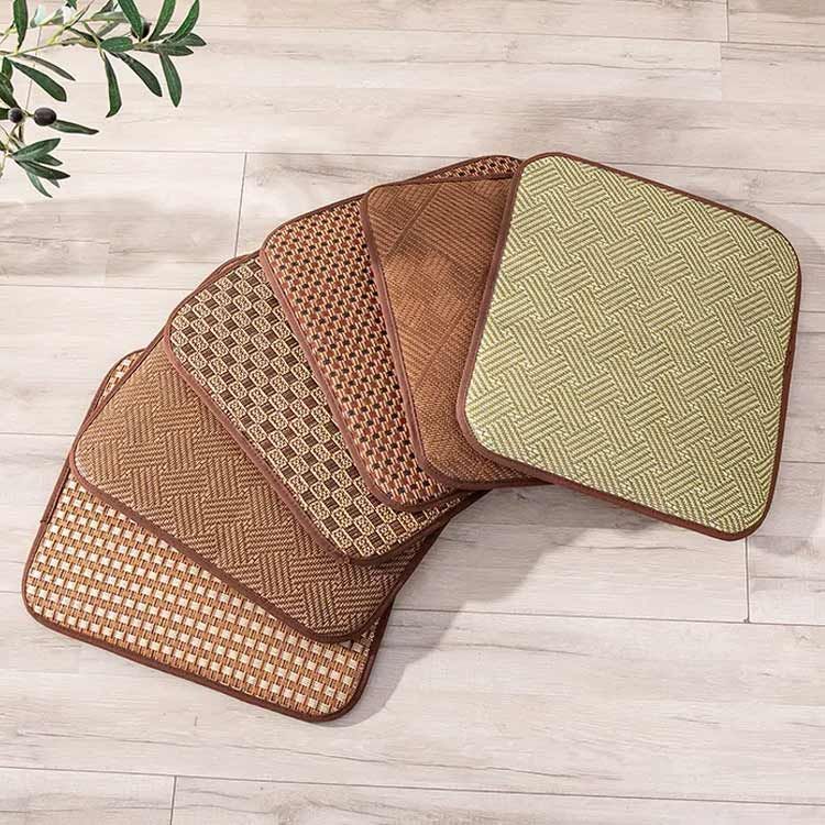 【美品】籐座布団 籐マット 天然 耐久性　ひんやり 心地良い 和風 座布団 美品】籐座布団 籐マット 天然 耐久性 ひんやり 心地良い 和風