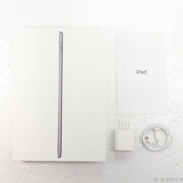 中古品〕 iPad 第9世代 64GB スペースグレイ MK2K3J／A Wi-Fi【371】 iPad