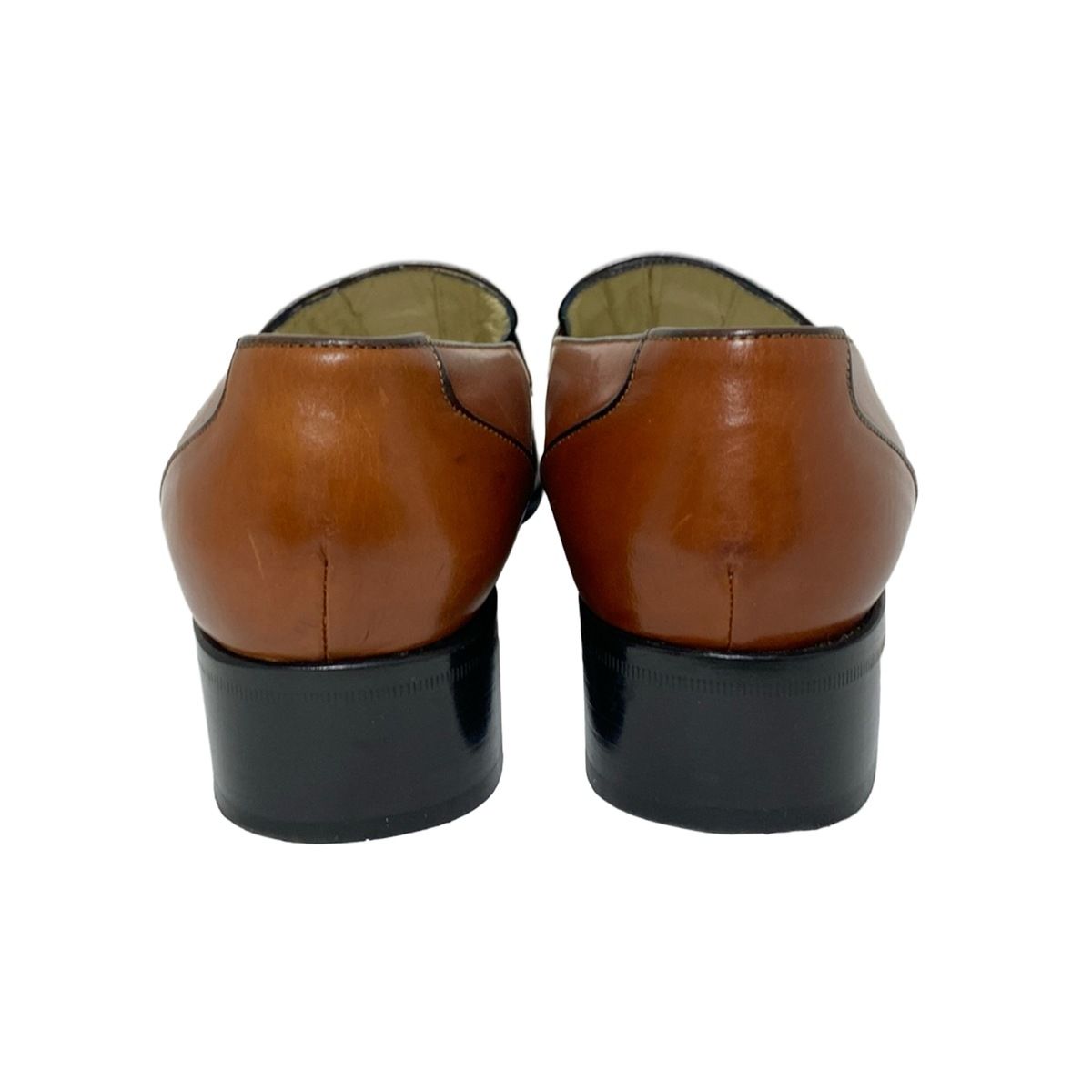 新品同様　バリー　BALLY ブラウンレザー ローファー 24.5センチ 新品同様 バリー BALLY ブラウンレザー ローファー 24.5センチ