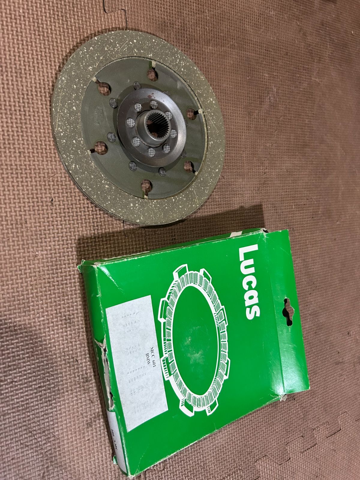 BMW R60/5 クラッチディスク Lucas mcc601 未使用 BMW Lucas クラッチディスク LUCAS K75 mcc603