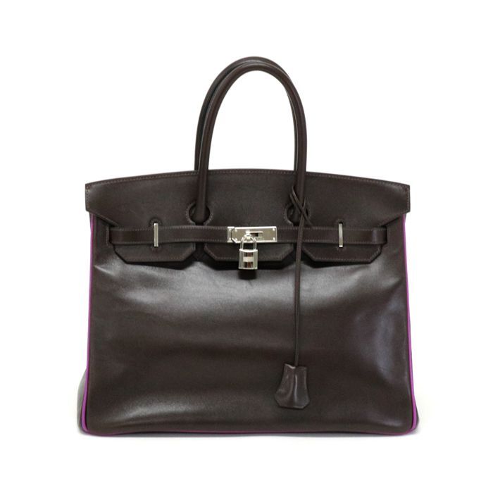 エルメス バーキン35 正規品 エルメス HERMES バーキン35 ヴェルソ ボックスカーフ (レザー