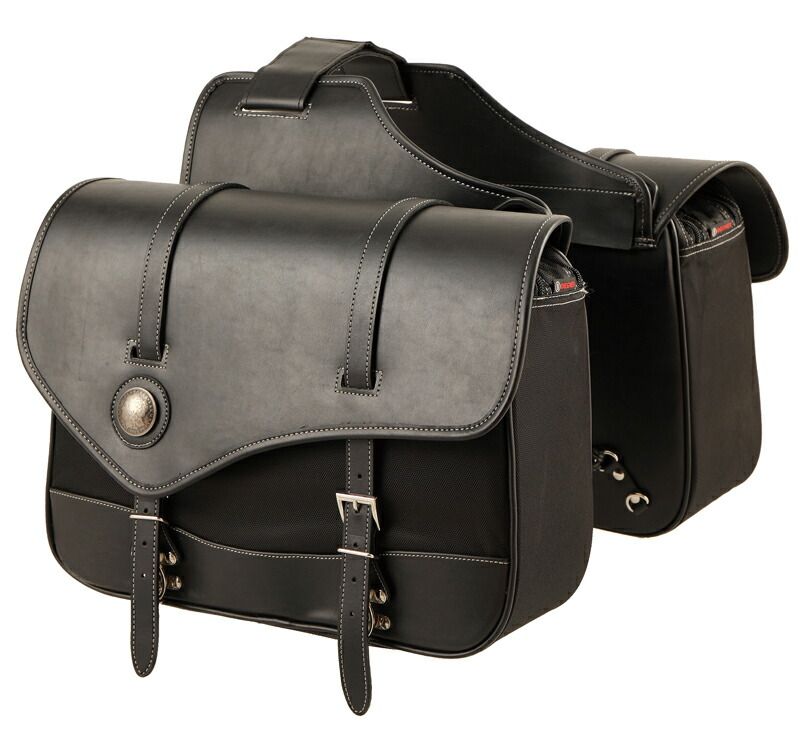 DEGNER ナイロンダブルサドルバッグ ブラック