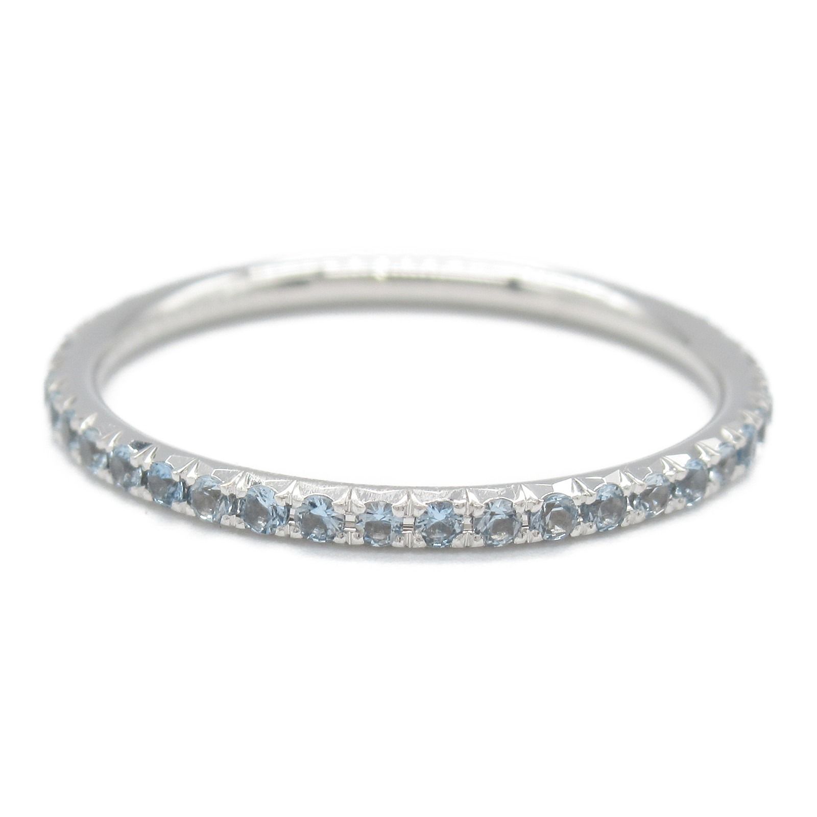 ティファニー メトロ フルエタニティリング ダイヤモンドK18 極美品 ティファニー K18 メトロ ダイヤモンド フルエタニティリング