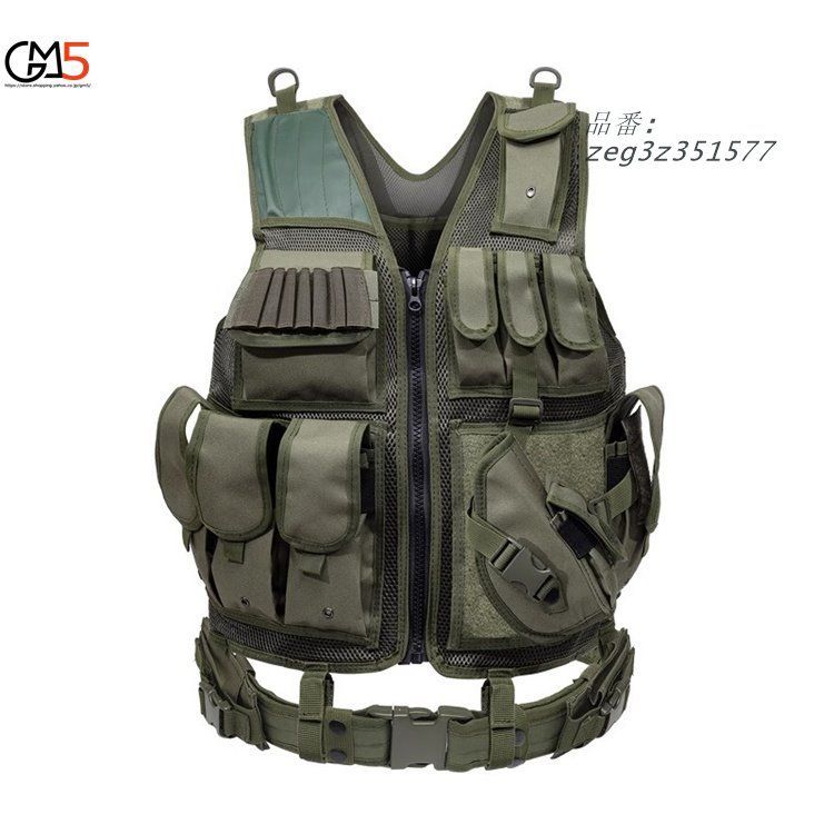 サバゲー ベスト ゲーム サバイバル 装備 アウトドア メッシュ