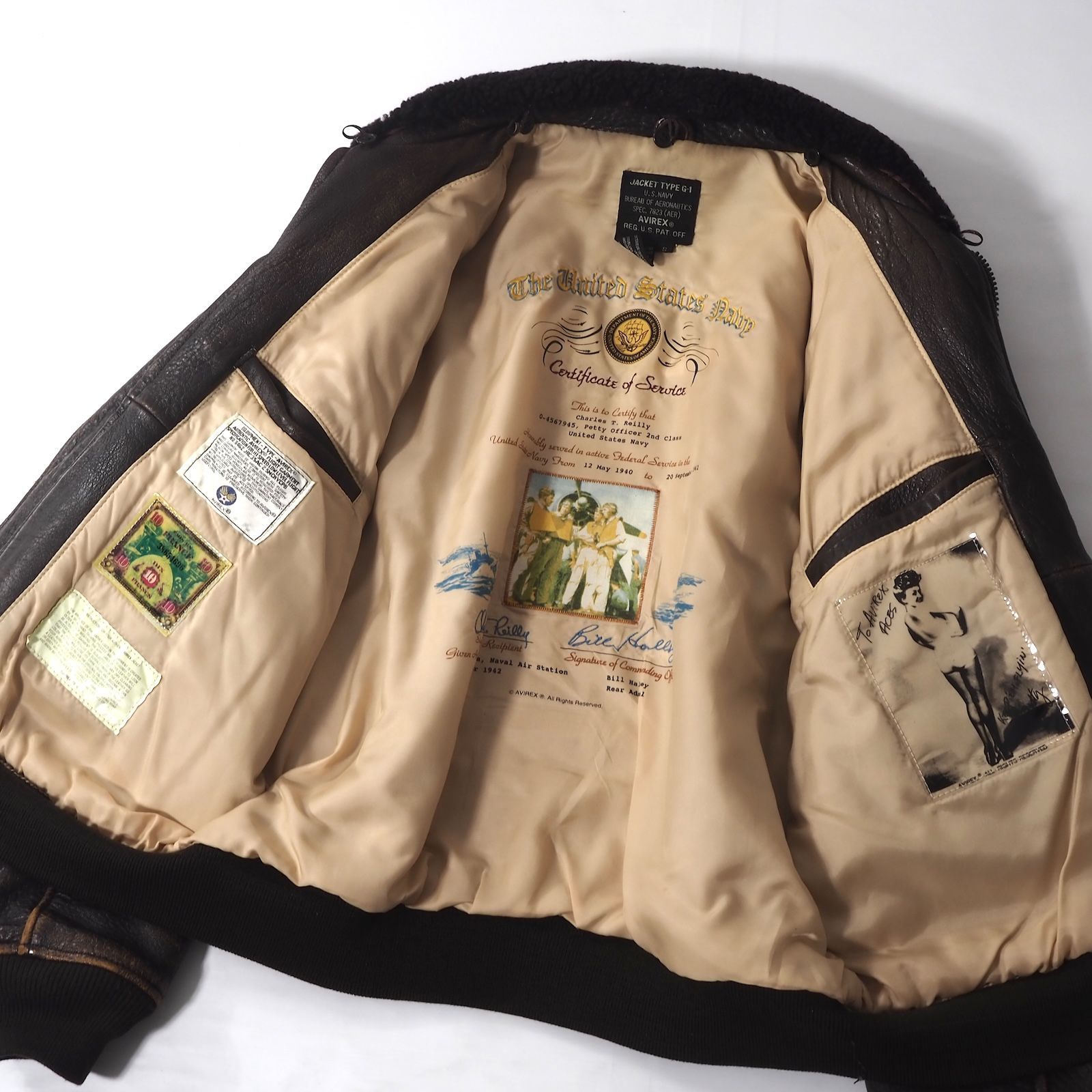 【古着】【AVIREX】フライトジャケット（722） 楽天市場】【中古】 AVIREX フライトジャケット 90s vintage 90