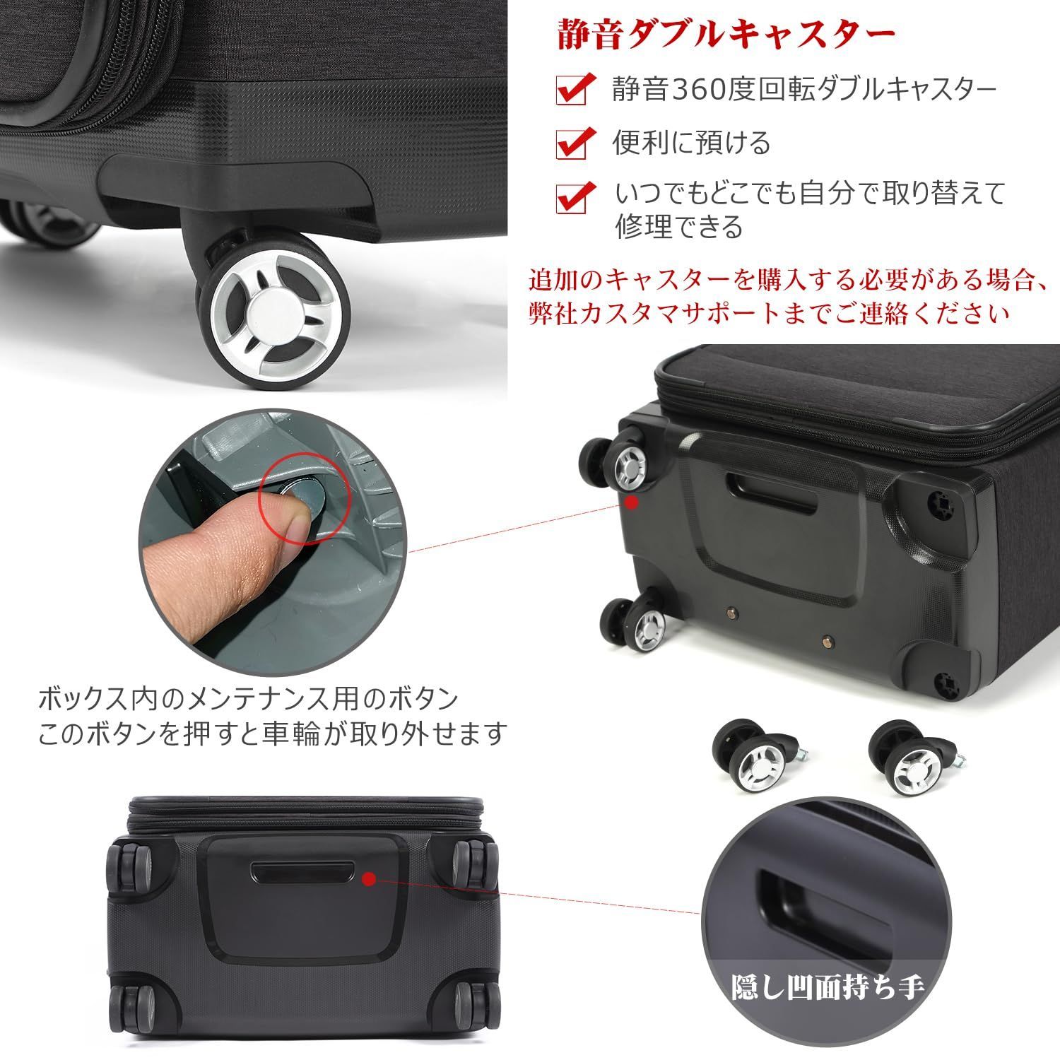 Uniwalker] スーツケース キャリーケース 容量拡張可能 キャリーバッグ ...