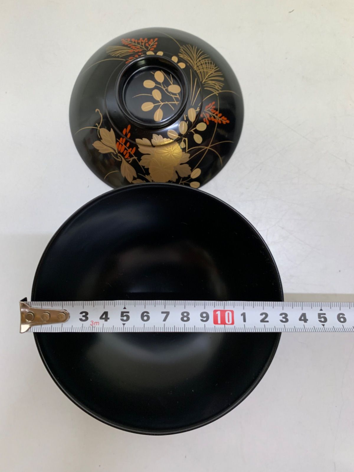 輪島塗 蒔絵 菊 吸物椀 漆器 10客 共箱付き輪島漆器 武田漆器