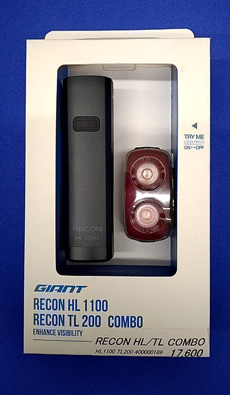 激安大特集！ ♥ 送料込 GIANT||Recon HL 1100 Recon TL 200 コンボライトセット||フロントライト||テールライト||ジャイアント
