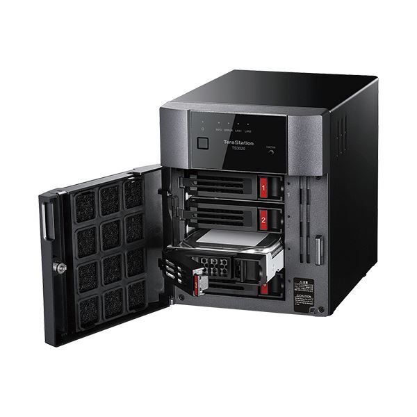 バッファロー TeraStationNAS HDD搭載 法人向けNAS デスクトップモデル 4ドライブ 16TB TS3420DN1604 1台 WWW_OPDRERGINERDOGAN_COM