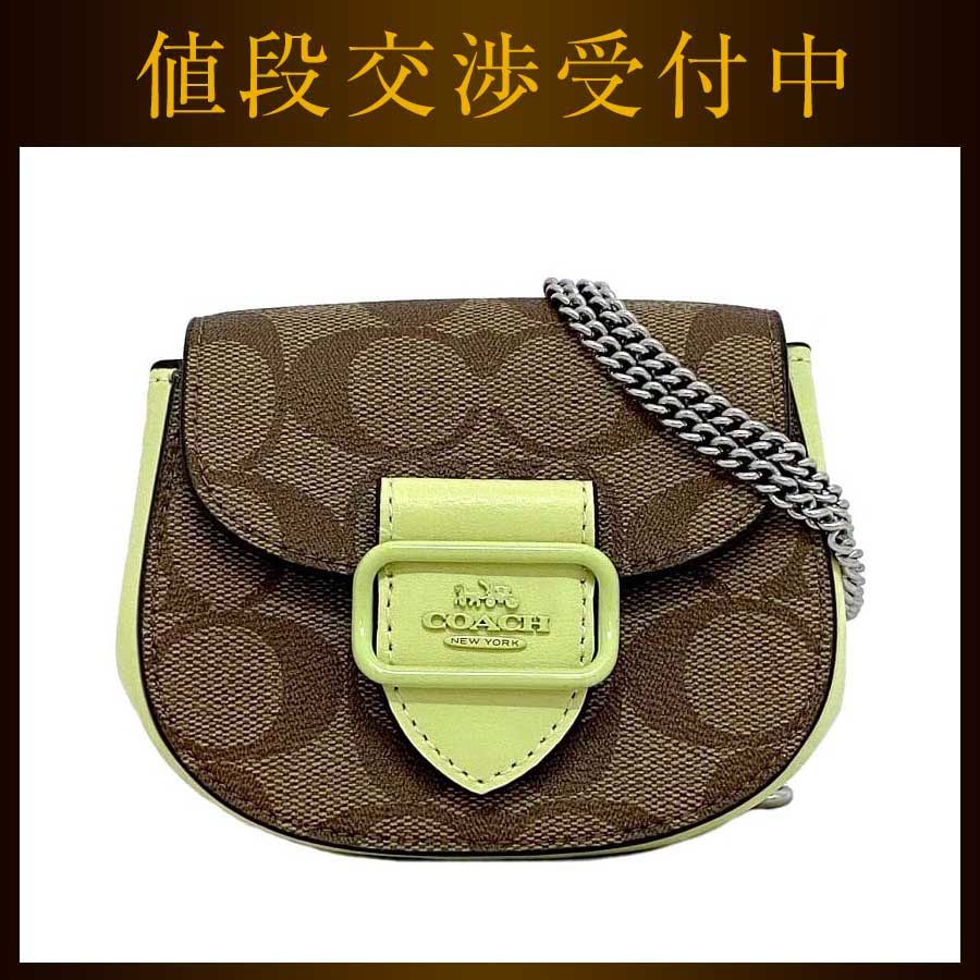 ★新品タグ付き★COACH(コーチ)ショルダーバッグ ミニカメラバッグ ライム品番