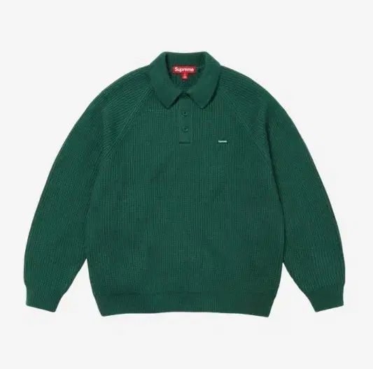 Supreme Zip Up Polo Sweater Navy M 24fw