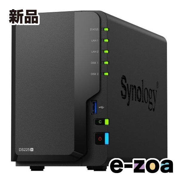 Synology シノロジー DiskStation DS225 HAT3310-16TB 2個 DS225 _HAT3310-16TB2 2661692