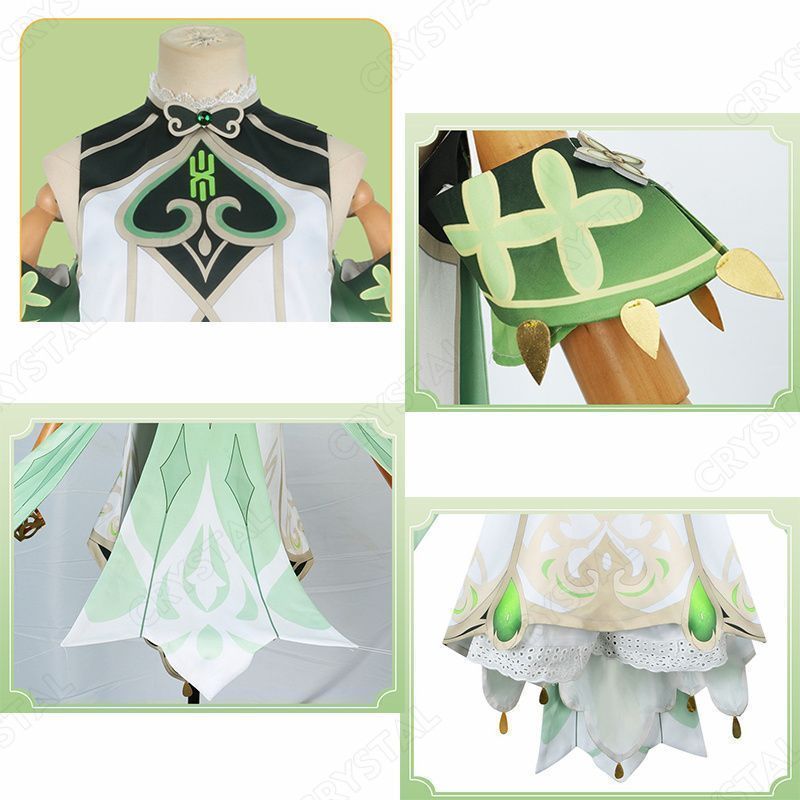 原神 コスプレ ナヒーダ 小吉祥草王 L サイズ　衣装　ウィッグ付 原神（Genshin）ナヒーダ Nahida コスプレ衣装 ウイッグ付き 原