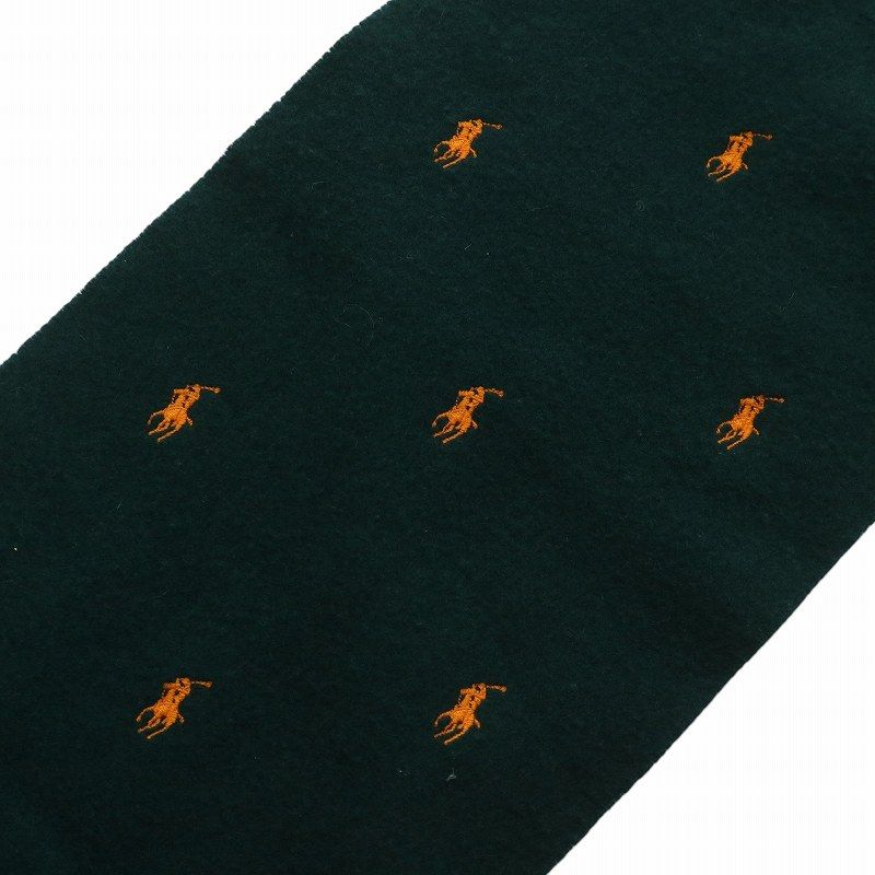【新品・未使用】ポロラルフローレン　マフラー　グリーン POLO RALPH LAUREN ポロ ラルフローレン マフラー 男女兼用