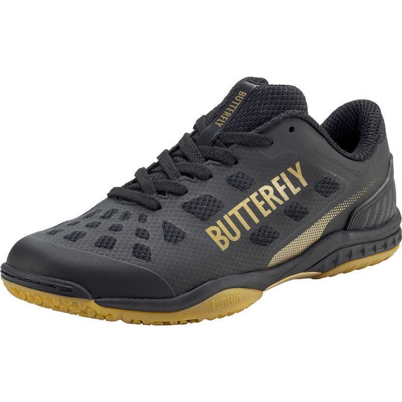 送料無料 ♥ 未開梱 バタフライ 卓球用品 Butterfly ユニセックス レゾライン レバリス ステルスブラック 26.5 93710