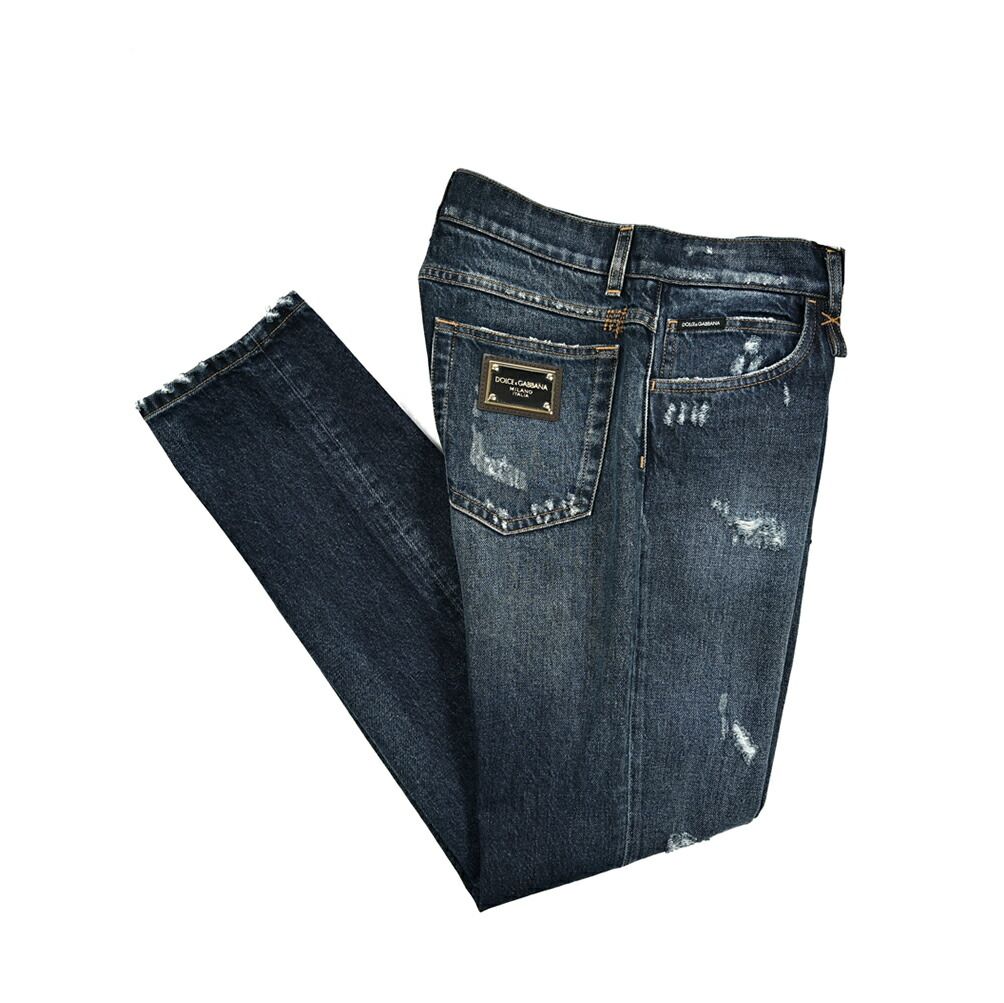 DG ドルチェアンドガッバーナダメージ加工 デニムパンツ DOLCE & GABBANA ドルチェ&ガッバーナ / SLIM スリム デニム