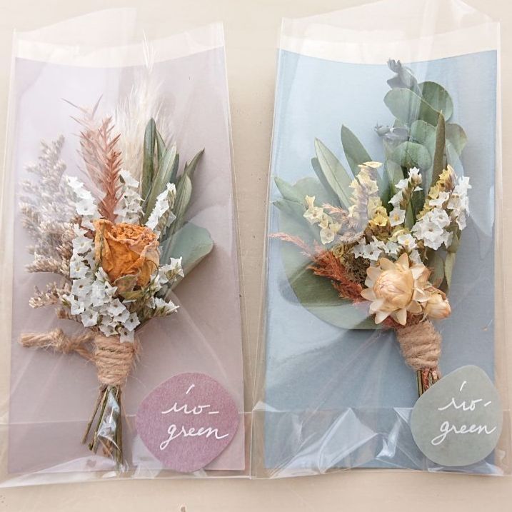 ドライフラワーミニスワッグ2個セット（パッケージ入り）No.11 - メルカリ