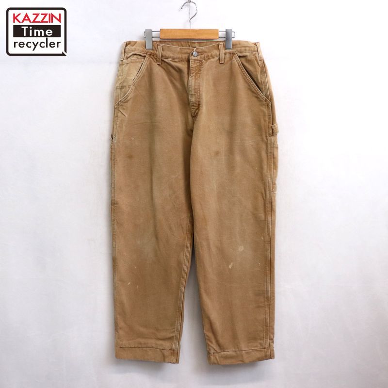 00s Carhartt 裏地ネル ダック ペインターパンツ メンズ 表記36×32サイズ 5,772円